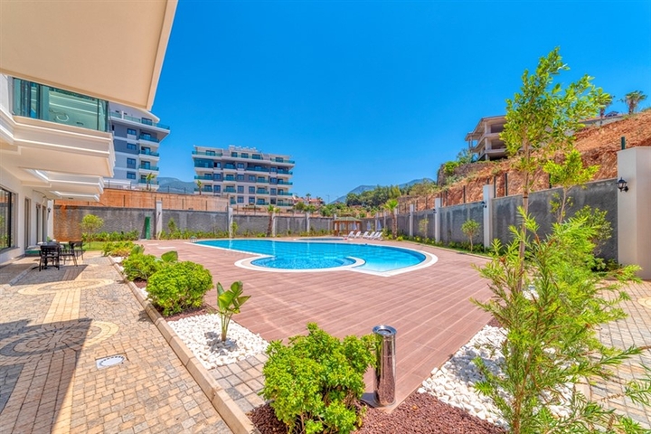 بنتهاوس 2+1 في مجمع جديد في منطقة أوبا في ألانيا