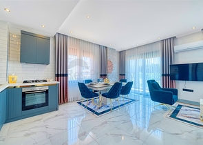 بنتهاوس 2+1 في مجمع جديد في منطقة أوبا في ألانيا