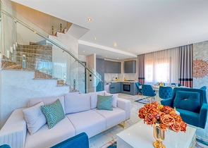 بنتهاوس 2+1 في مجمع جديد في منطقة أوبا في ألانيا