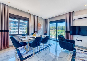 بنتهاوس 2+1 في مجمع جديد في منطقة أوبا في ألانيا