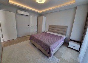 سعر منافس - شقة مؤثثة -طابق مرتفع - ضمن مجمع سكني في مهموتلار / الانيا 