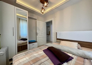 شقة مريحة 1 + 1 في منطقة محمودلار