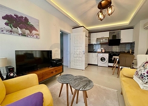 شقة مريحة 1 + 1 في منطقة محمودلار