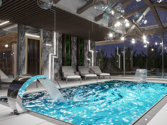 شقة 1+1 في مشروع استثماري بالقرب من البحر