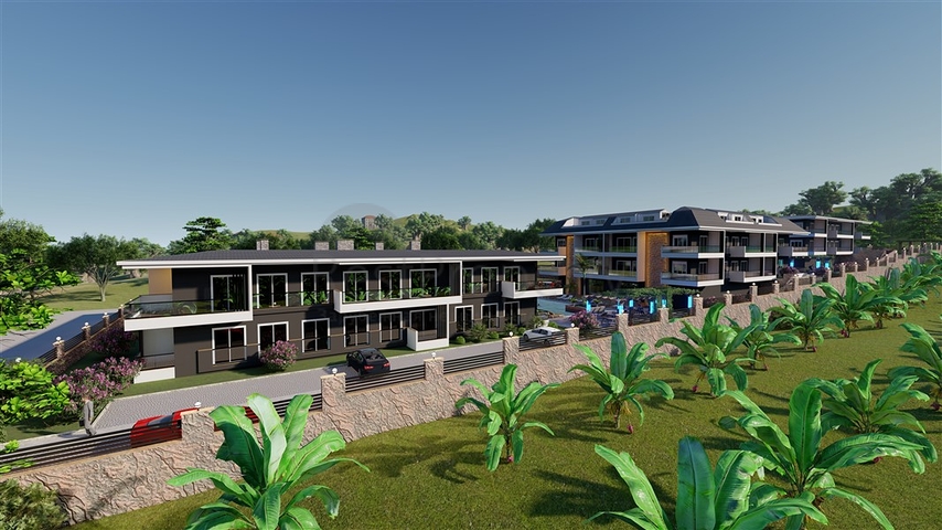 شقة 2+1 مع أثاث وأجهزة في مجمع جديد في منطقة إنجيكوم 