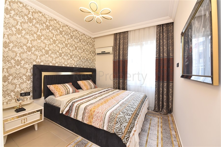 شقة 2+1 في مجمع مريح ذو مناظر طبيعية في أوبا