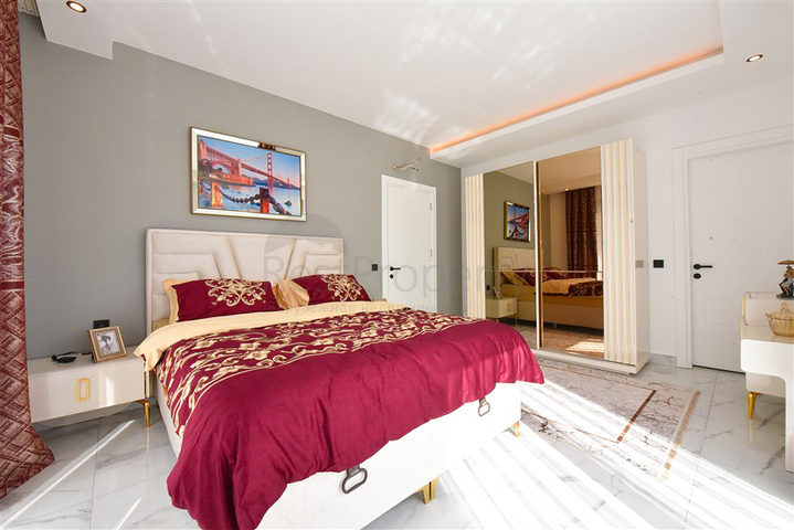 شقة دوبلكس 2 + 1 في مجمع سكني جديد في منطقة أوبا