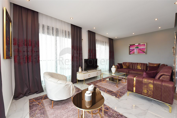 شقة دوبلكس 2 + 1 في مجمع سكني جديد في منطقة أوبا