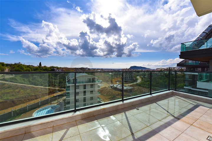 شقة دوبلكس 2 + 1 في مجمع سكني جديد في منطقة أوبا