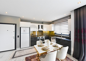 شقة دوبلكس 2 + 1 في مجمع سكني جديد في منطقة أوبا