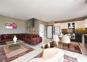 شقة دوبلكس 2 + 1 في مجمع سكني جديد في منطقة أوبا