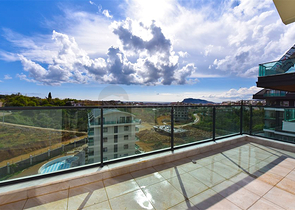 شقة دوبلكس 2 + 1 في مجمع سكني جديد في منطقة أوبا