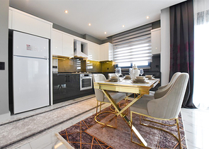 شقة دوبلكس 2 + 1 في مجمع سكني جديد في منطقة أوبا