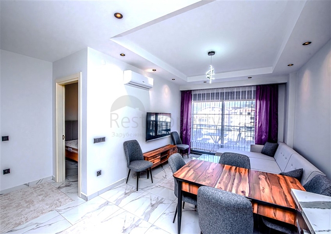 شقة 1+1 في مجمع فاخر في منطقة أوبا