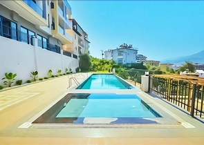 شقة 1+1 في مجمع فاخر في منطقة أوبا