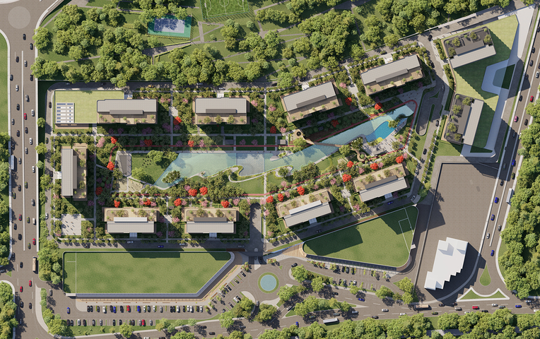 يقدم المشروع أسلوب حياة هادئ في أحضان الطبيعة