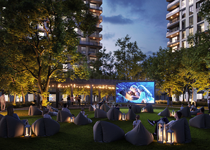 يقدم المشروع أسلوب حياة هادئ في أحضان الطبيعة