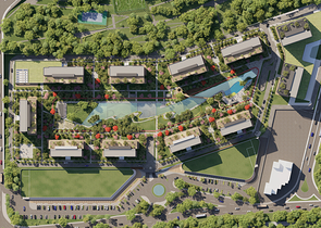 يقدم المشروع أسلوب حياة هادئ في أحضان الطبيعة