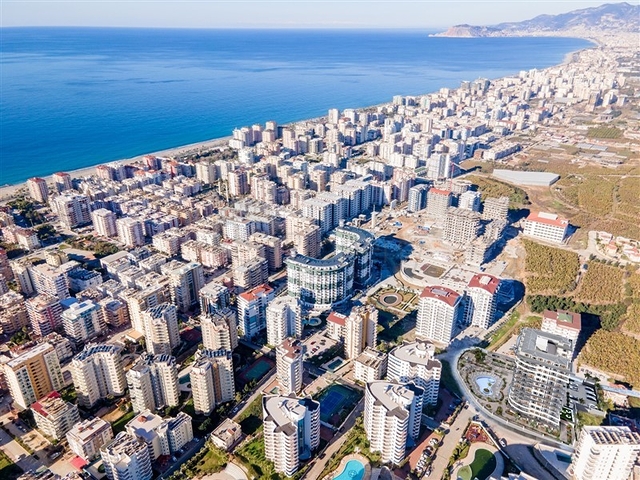 شقة 1+1 في مجمع جديد في منطقة محمودلار