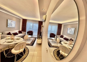 1 + 1 شقة 50 متر من البحر الأبيض المتوسط