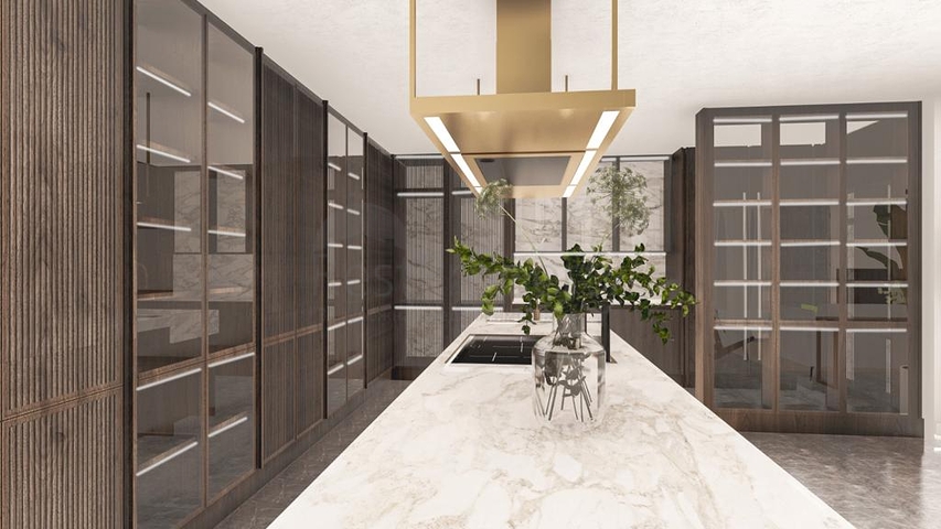 فيلا فاخرة 4 + 1 مع إطلالة بانورامية على البحر والقلعة 