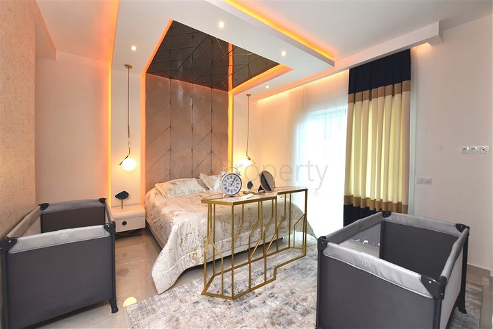 شقة فاخرة 2 + 1 في المجمع الأكثر شعبية في منطقة محمودلار