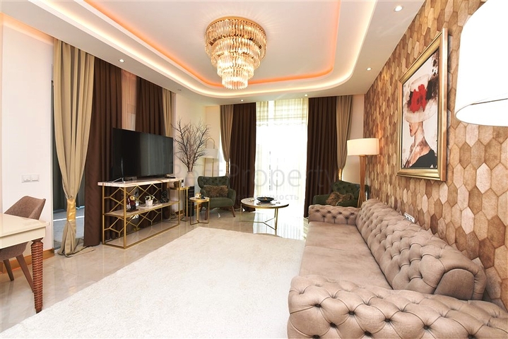 شقة فاخرة 2 + 1 في المجمع الأكثر شعبية في منطقة محمودلار