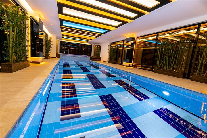 شقة فاخرة 2 + 1 في المجمع الأكثر شعبية في منطقة محمودلار