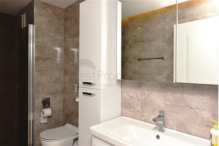 بنتهاوس 4 + 1 مع إطلالة مفتوحة على البحر وقلعة ألانيا