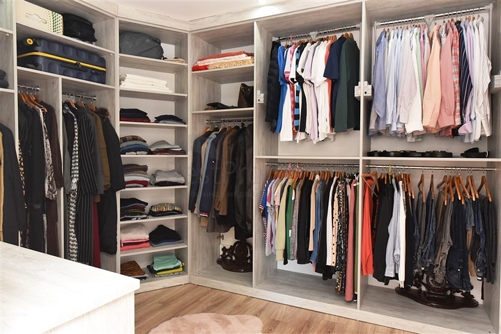 بنتهاوس 4 + 1 مع إطلالة مفتوحة على البحر وقلعة ألانيا