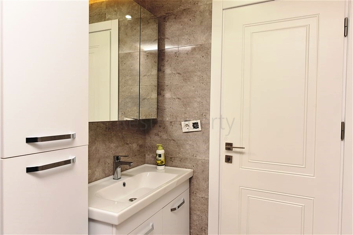 بنتهاوس 4 + 1 مع إطلالة مفتوحة على البحر وقلعة ألانيا