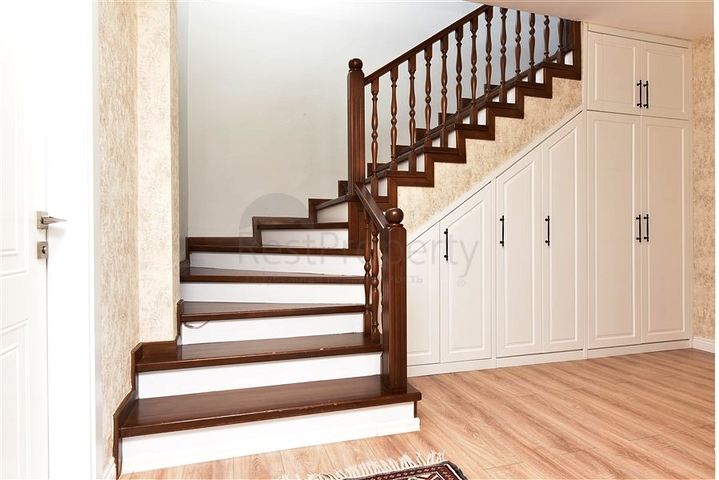 بنتهاوس 4 + 1 مع إطلالة مفتوحة على البحر وقلعة ألانيا