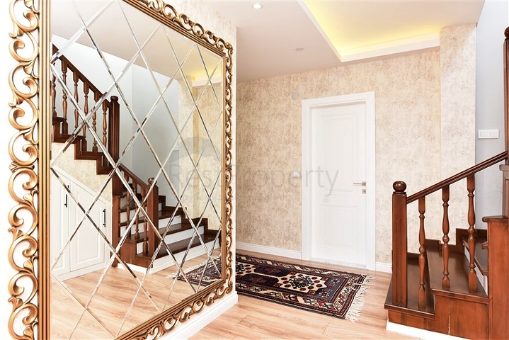 بنتهاوس 4 + 1 مع إطلالة مفتوحة على البحر وقلعة ألانيا