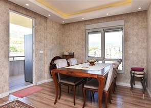 بنتهاوس 4 + 1 مع إطلالة مفتوحة على البحر وقلعة ألانيا