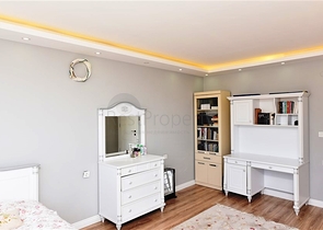 بنتهاوس 4 + 1 مع إطلالة مفتوحة على البحر وقلعة ألانيا