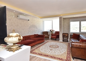 بنتهاوس 4 + 1 مع إطلالة مفتوحة على البحر وقلعة ألانيا