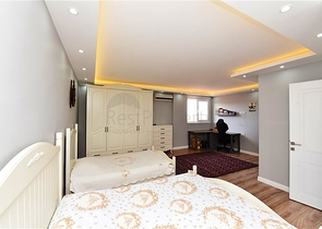 بنتهاوس 4 + 1 مع إطلالة مفتوحة على البحر وقلعة ألانيا