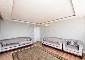 بنتهاوس 4 + 1 مع إطلالة مفتوحة على البحر وقلعة ألانيا