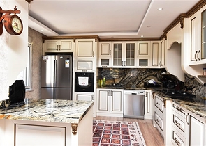 بنتهاوس 4 + 1 مع إطلالة مفتوحة على البحر وقلعة ألانيا