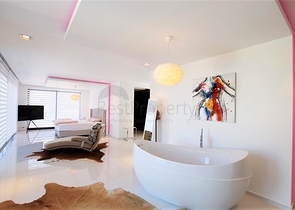 فيلا فاخرة 4 + 1 مع أثاث جديد على الطراز الحديث 