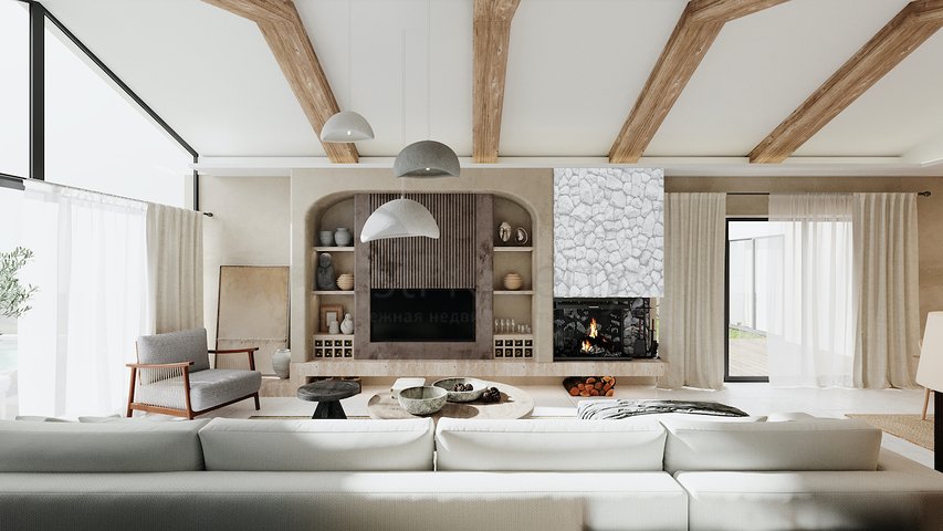 فيلات منفصلة ذات هندسة معمارية فريدة في منطقة غيوميوشليوك