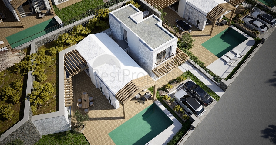 فيلات منفصلة ذات هندسة معمارية فريدة في منطقة غيوميوشليوك