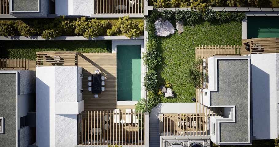 فيلات منفصلة ذات هندسة معمارية فريدة في منطقة غيوميوشليوك