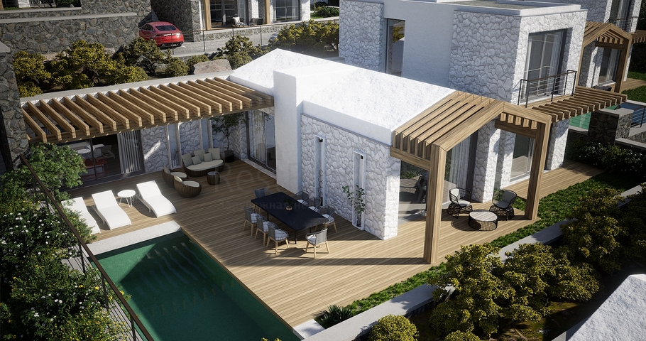 فيلات منفصلة ذات هندسة معمارية فريدة في منطقة غيوميوشليوك