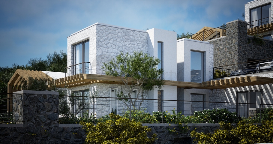 فيلات منفصلة ذات هندسة معمارية فريدة في منطقة غيوميوشليوك