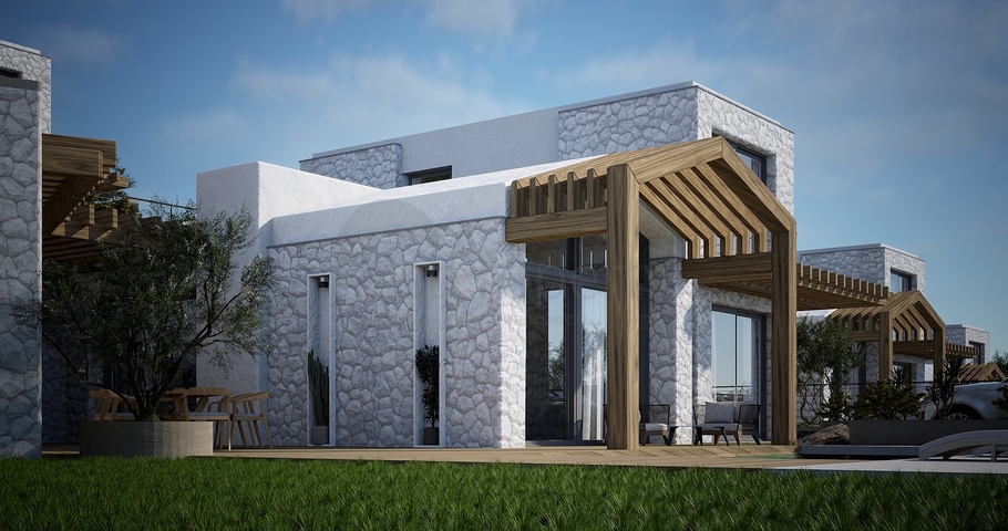 فيلات منفصلة ذات هندسة معمارية فريدة في منطقة غيوميوشليوك