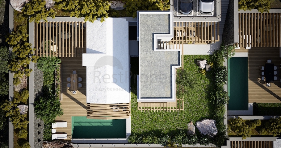 فيلات منفصلة ذات هندسة معمارية فريدة في منطقة غيوميوشليوك