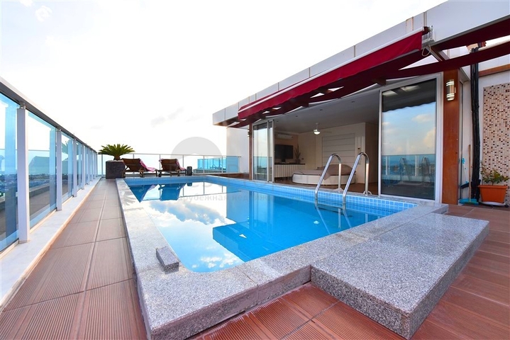 بنتهاوس في منطقة جيكجيلي مع إمكانية الحصول على الجنسية التركية