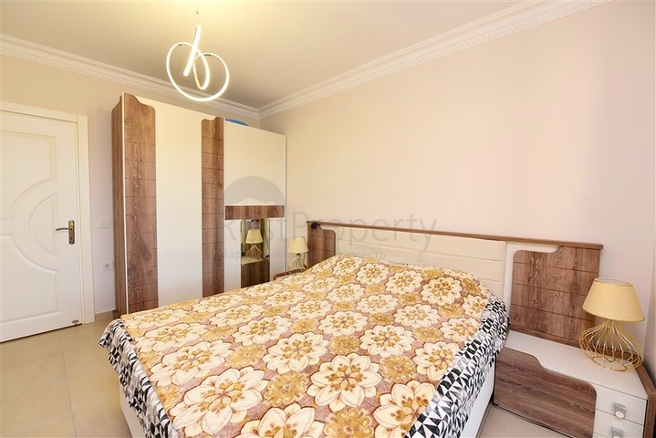 شقة 1+1 في أكثر المناطق السياحية في ألانيا-أفسالار 