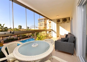 شقة 1+1 في أكثر المناطق السياحية في ألانيا-أفسالار 